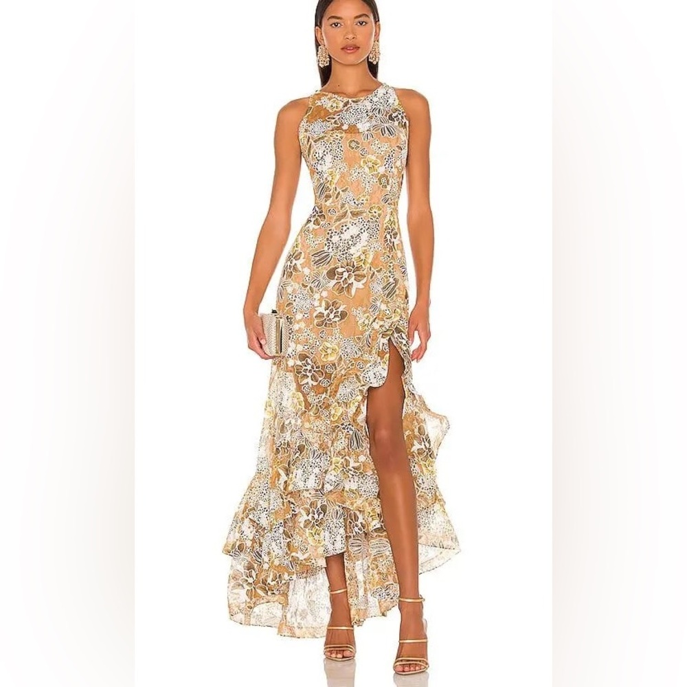 XS - Sicilia Ruffle Dress in Multi - Bronx and Banco